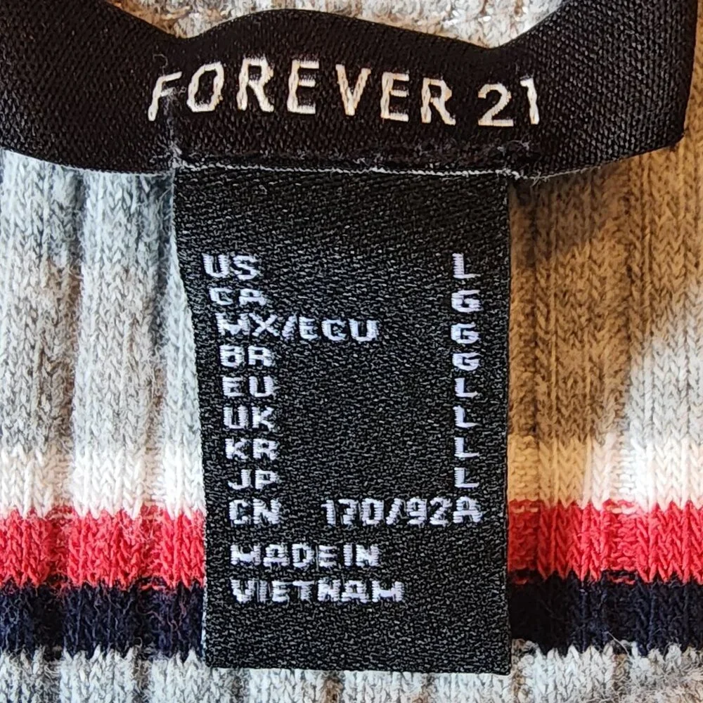 Forever 21 Women's Cotton Mini Dress Size Large - Picture 6 of 6